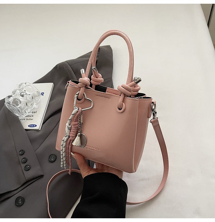 Women's Messenger Bag Fashion Portable One-shoulder Bucket Bag