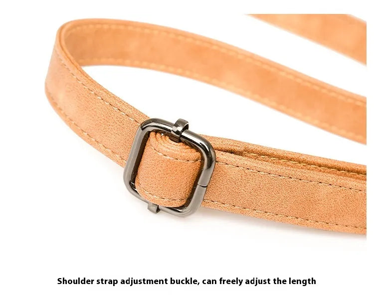 Retro Multi-layer PU Bag Women's Simple High-grade Crossbody