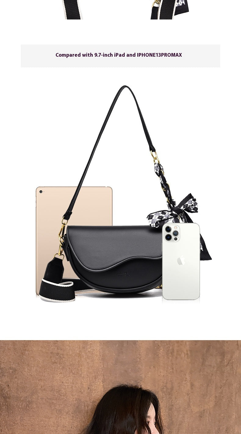 Special Interest Light Luxury Fall Winter Fashion Underarm Saddle Bag
