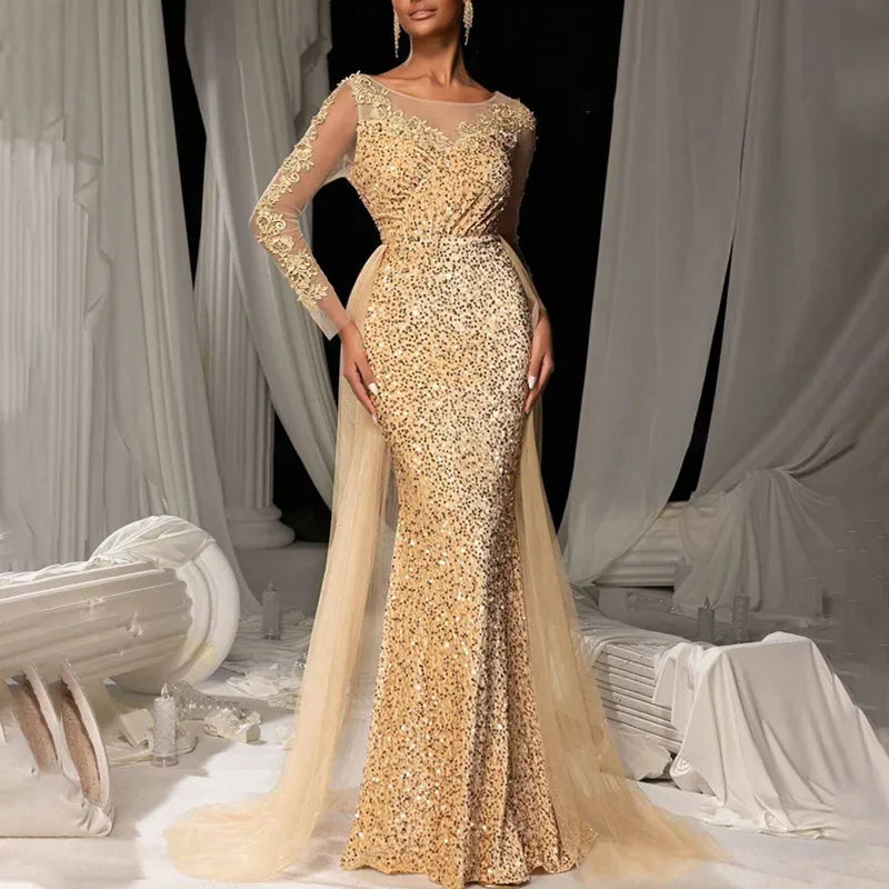 Women's Dance Lace Party Evening Dress