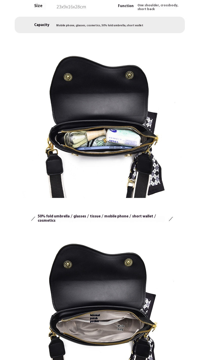 Special Interest Light Luxury Fall Winter Fashion Underarm Saddle Bag
