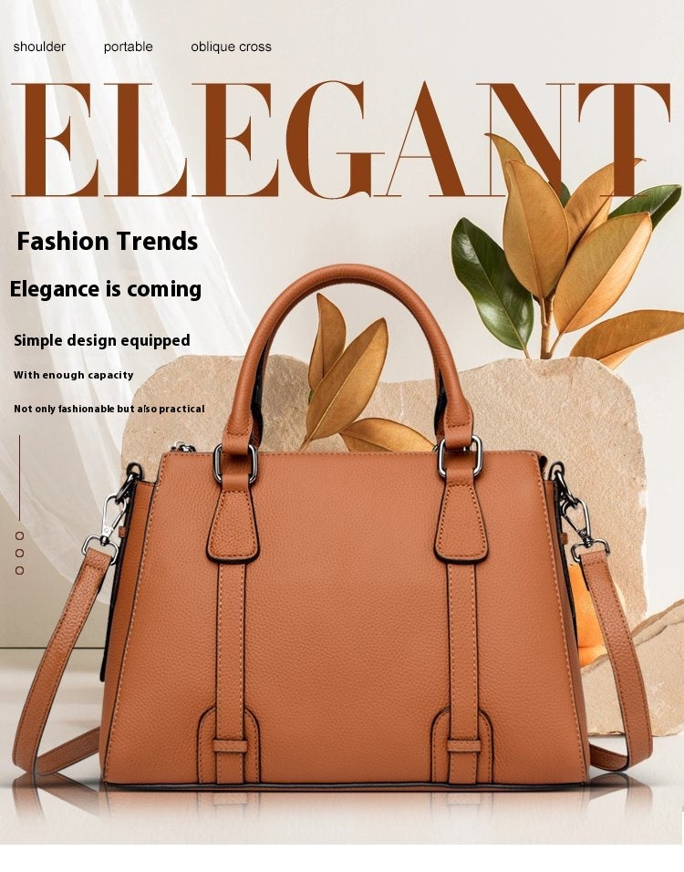 Large Capacity High Sense New Retro Exquisite Handbag