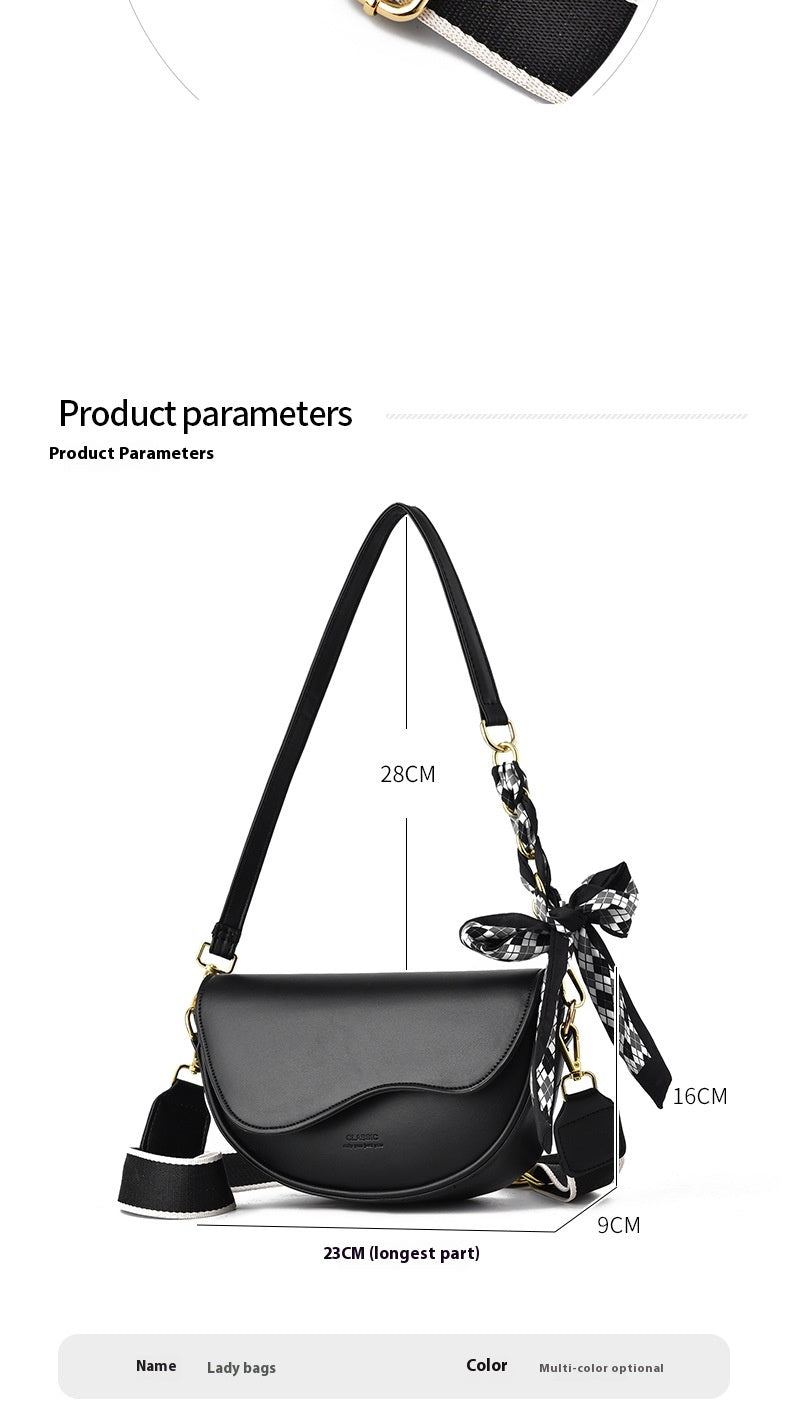 Special Interest Light Luxury Fall Winter Fashion Underarm Saddle Bag
