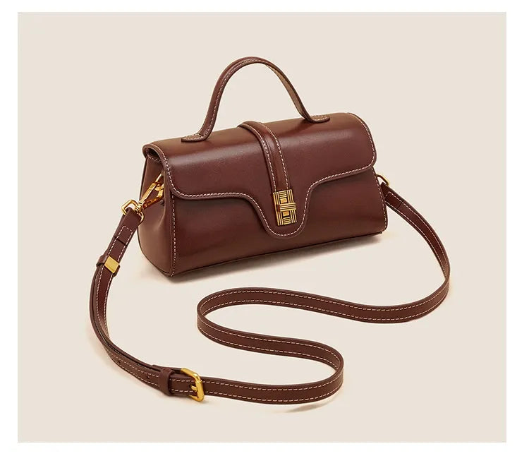 Niche Original High Sense Mild Luxury Retro Cambridge Portable Messenger Bag