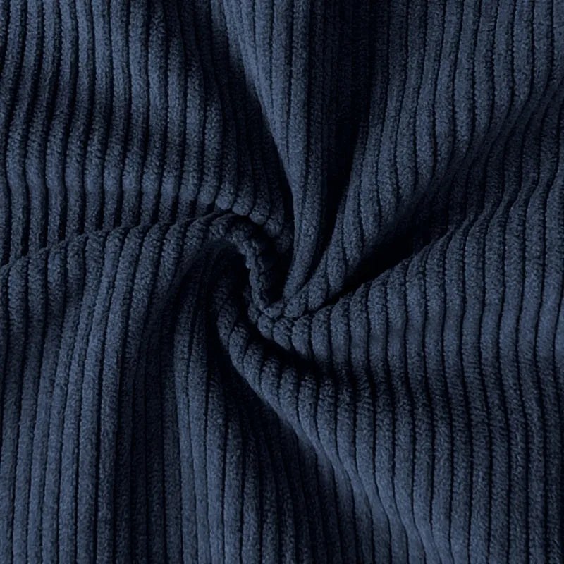 Corduroy Casual Stand Collar Long-sleeved Sweater