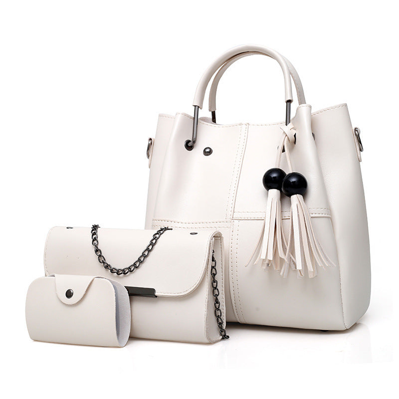 European and American ladies fashion three-piece single shoulder Messenger bag