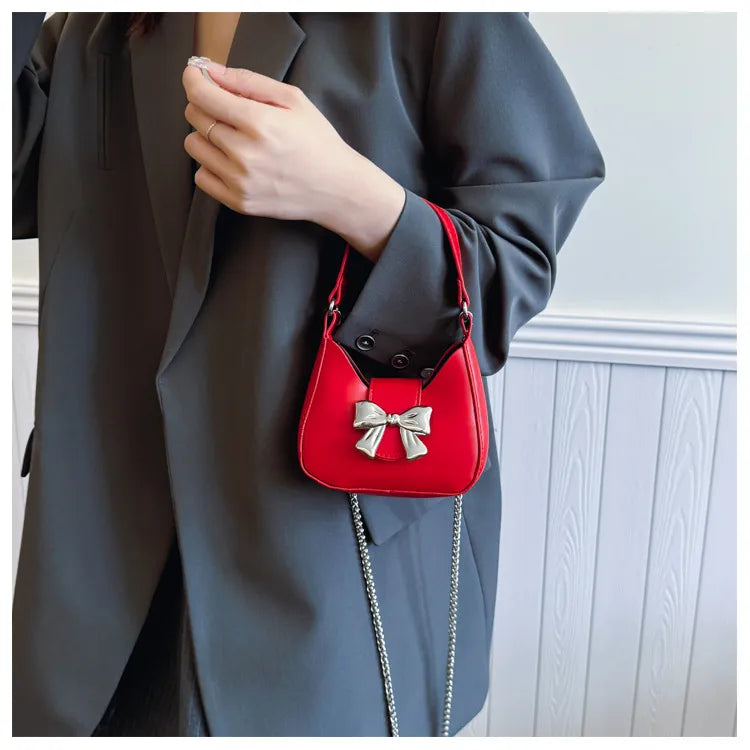 Western Style Niche Messenger Fashion Shoulder Underarm New Moon Bag