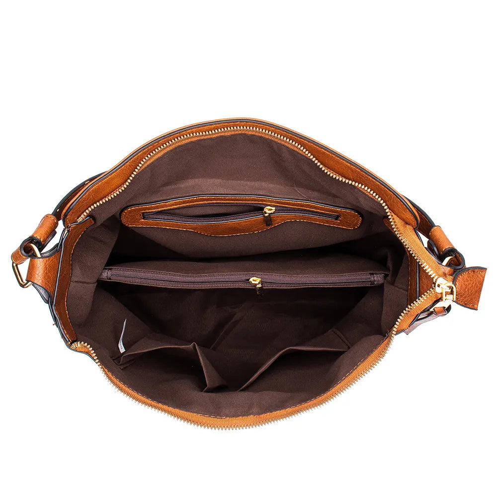 Hobo Bags Women High Capacity Handbags Fashion Commuting Crossbody Shoulder Bag Shopping Totes