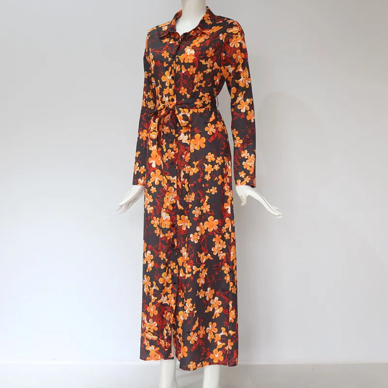 Elegant Madrid Vintage Chiffon Dress – Timeless Retro Style Women’s Fashion