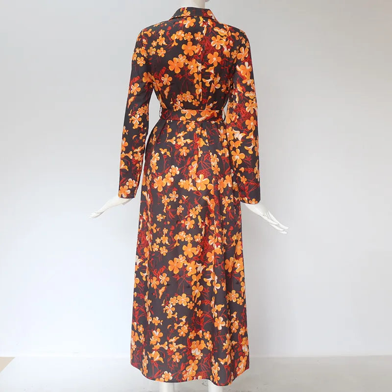 Elegant Madrid Vintage Chiffon Dress – Timeless Retro Style Women’s Fashion