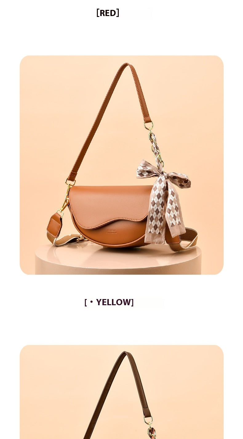 Special Interest Light Luxury Fall Winter Fashion Underarm Saddle Bag