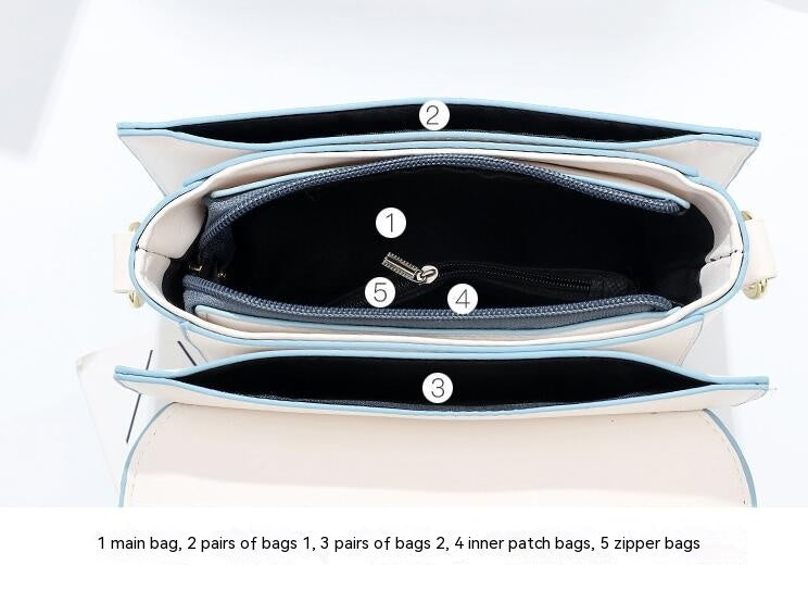 Ins Style Crossbody Square Shoulder Bag