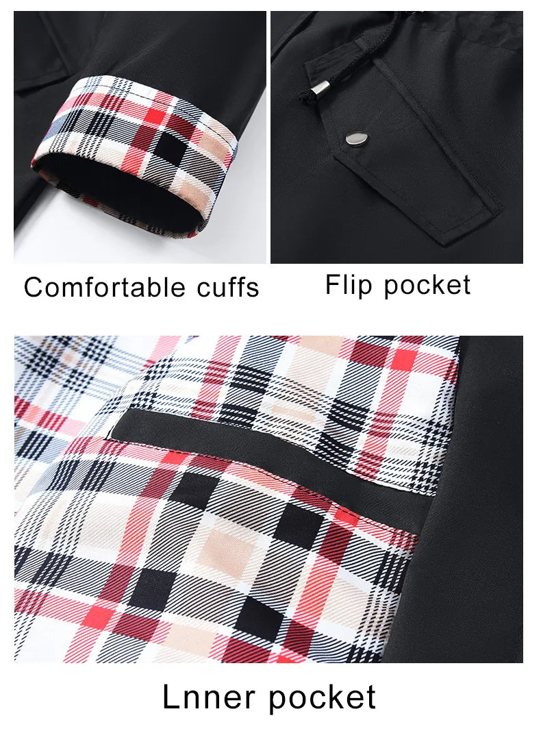 Women's Windbreaker Waterproof Elegant Style