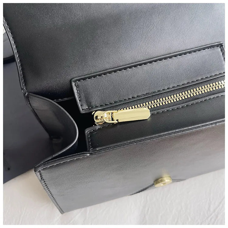 Mining Stone Pattern Stitching Square Pouch Women's Classic All-match Niche Shoulder Bag