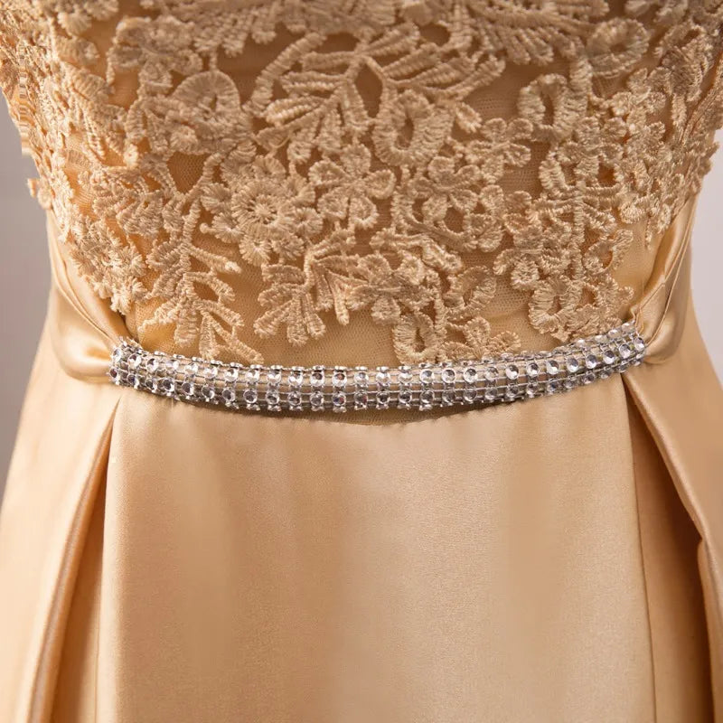 Chiffon long evening dress