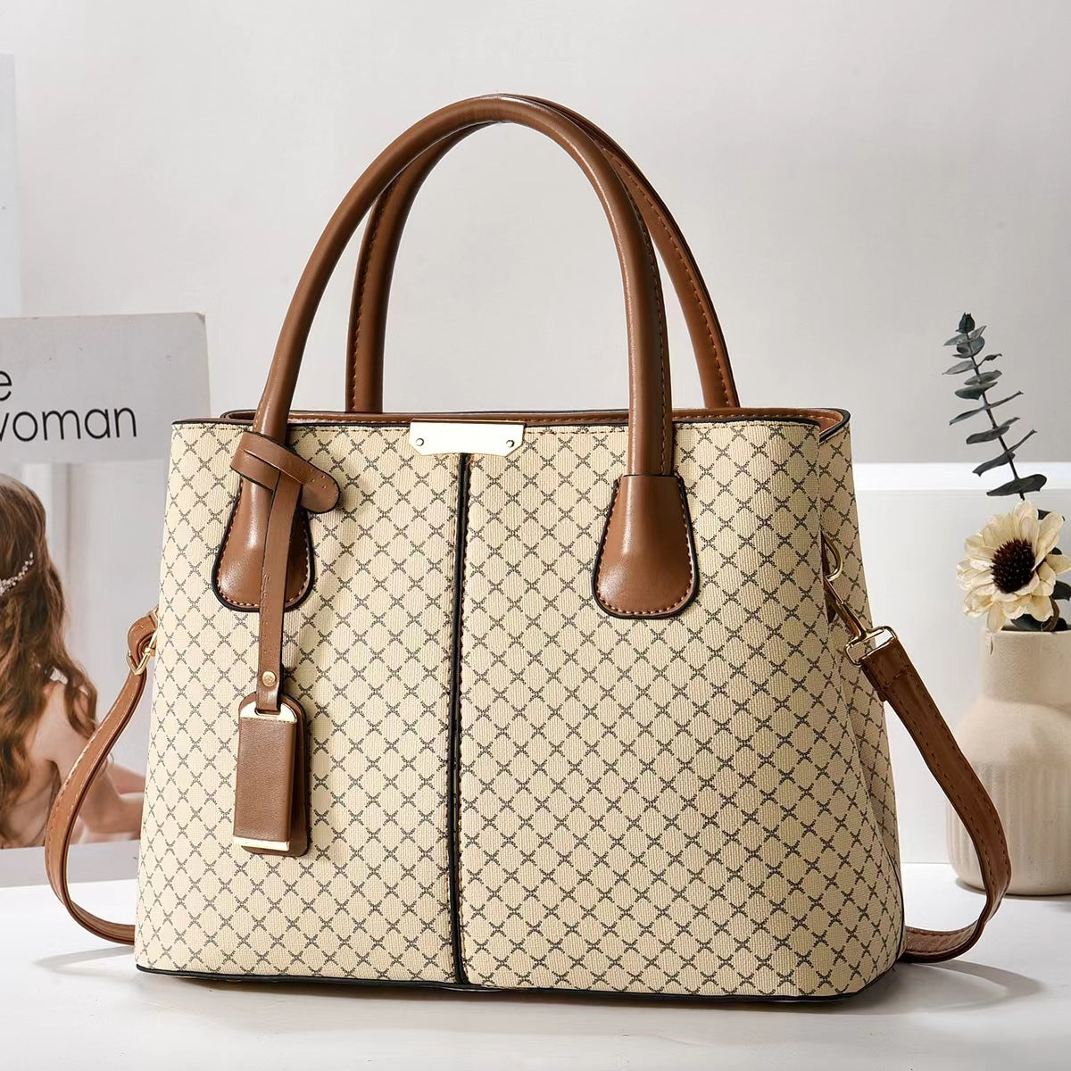 New Printed Women's Portable Crossbody Shoulder Bag