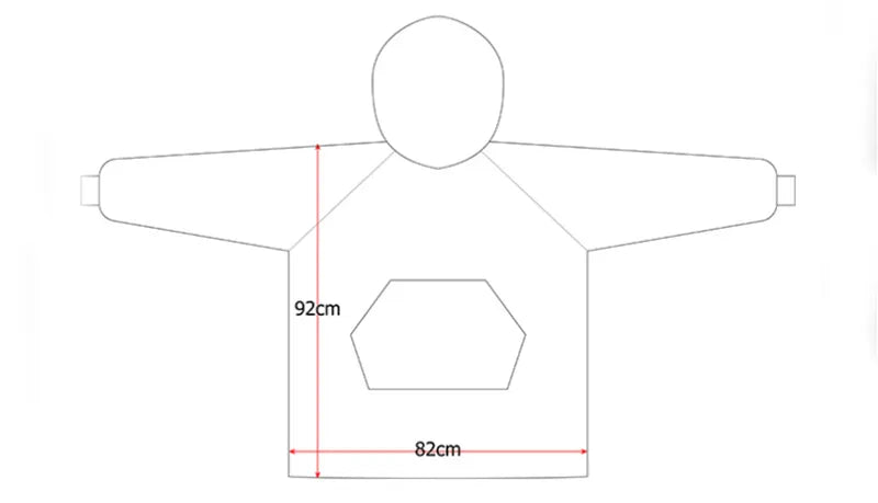 Winter Plush Hoodies Blanket Home Clothes With Stares Moon Luminous Design Oversized Pockets Pullover Nightgown Lazy Warm Homewear Pajamas