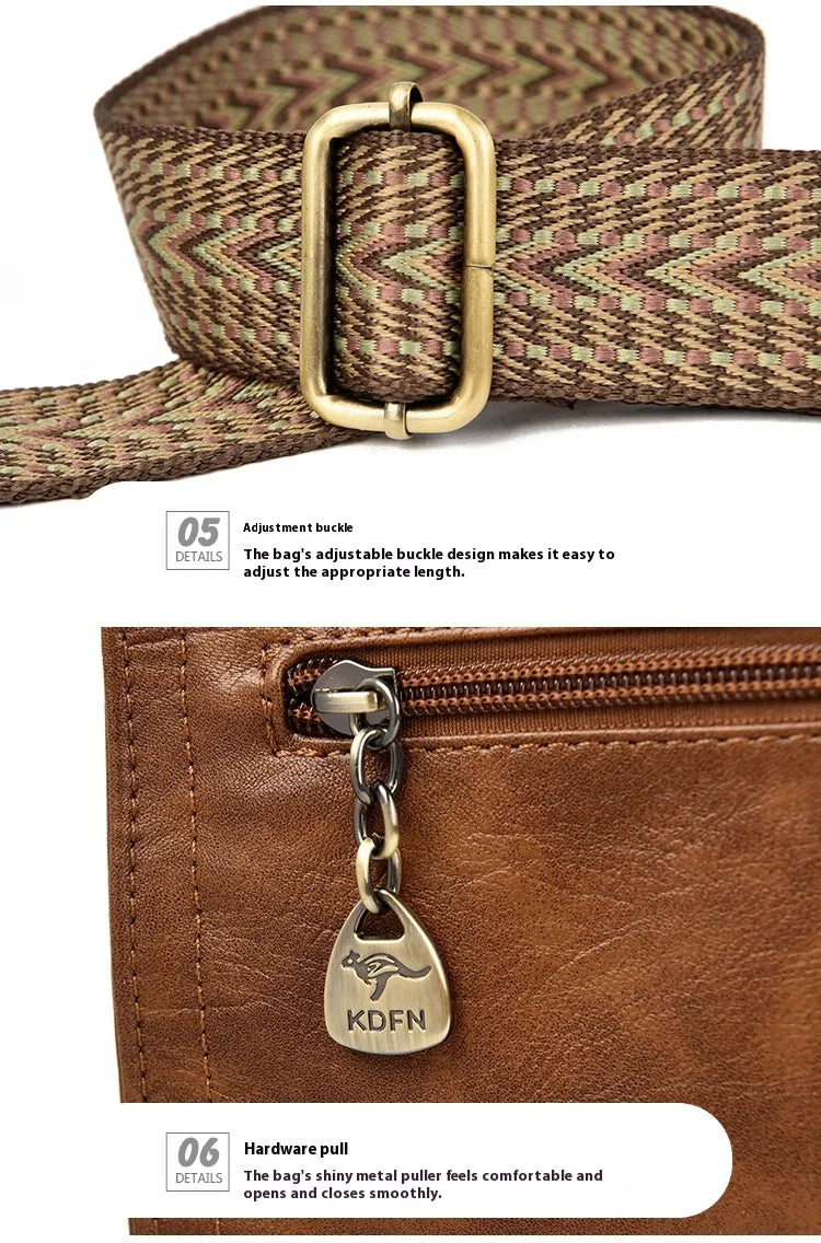 Multi-compartment Practical Messenger Bag Women's Shoulder Bag