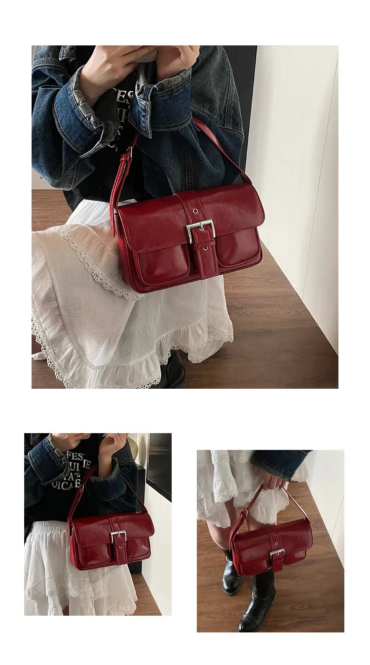 Simple Design Women's Bag Shoulder Fashion Handbag
