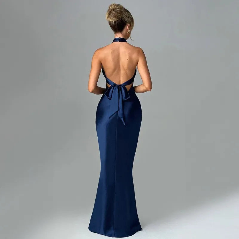 Summer Fashion Elegant Backless Sleeveless Dress