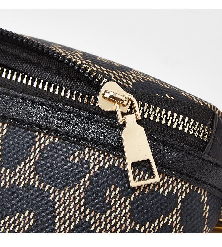 Women's Fashion Chest Bag Shoulder Bag Leopard Print Waist Bag