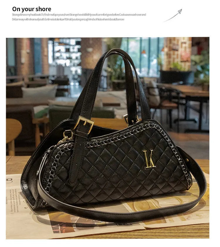 Women's New Fashion All-matching Commuter Shoulder Messenger Bag