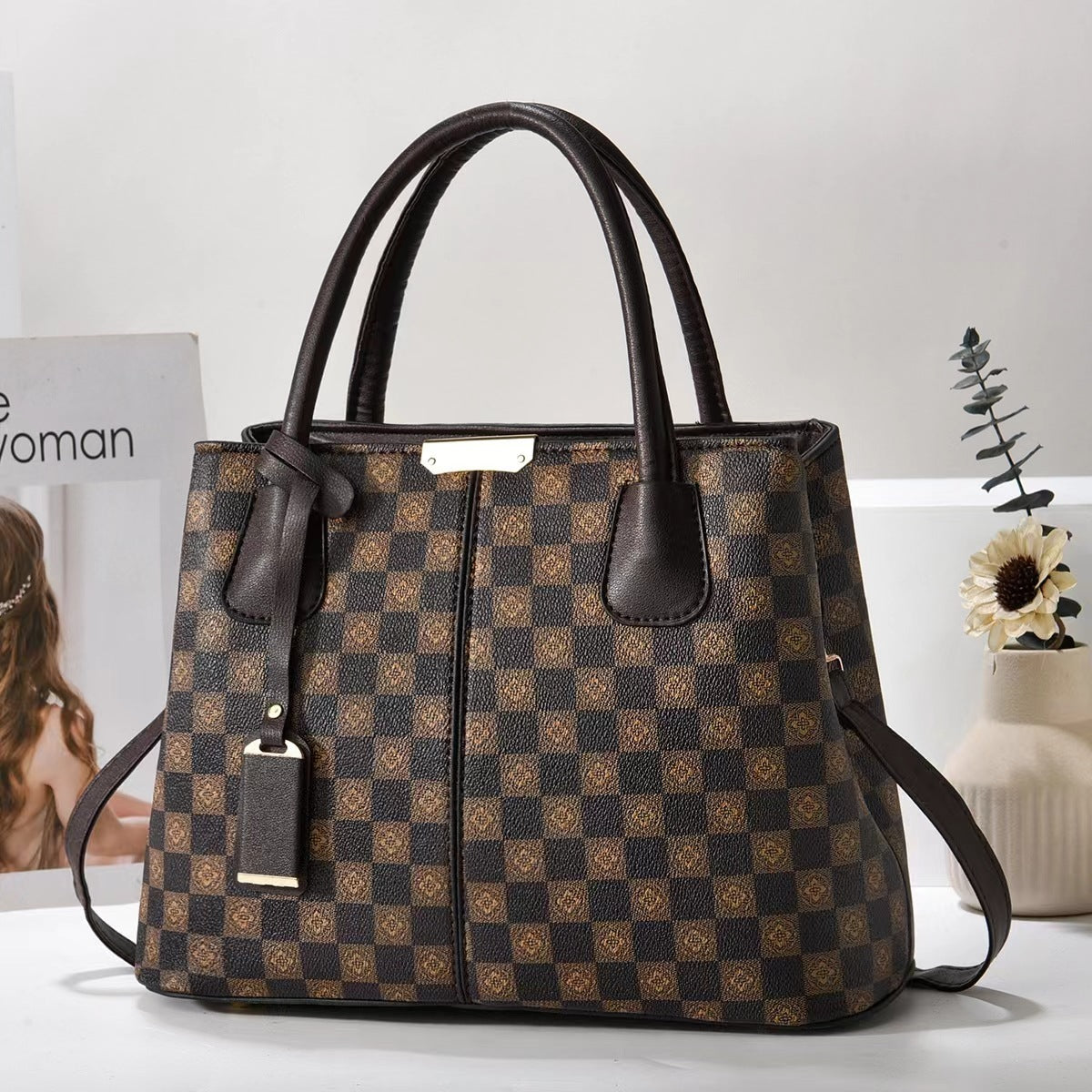 New Printed Women's Portable Crossbody Shoulder Bag