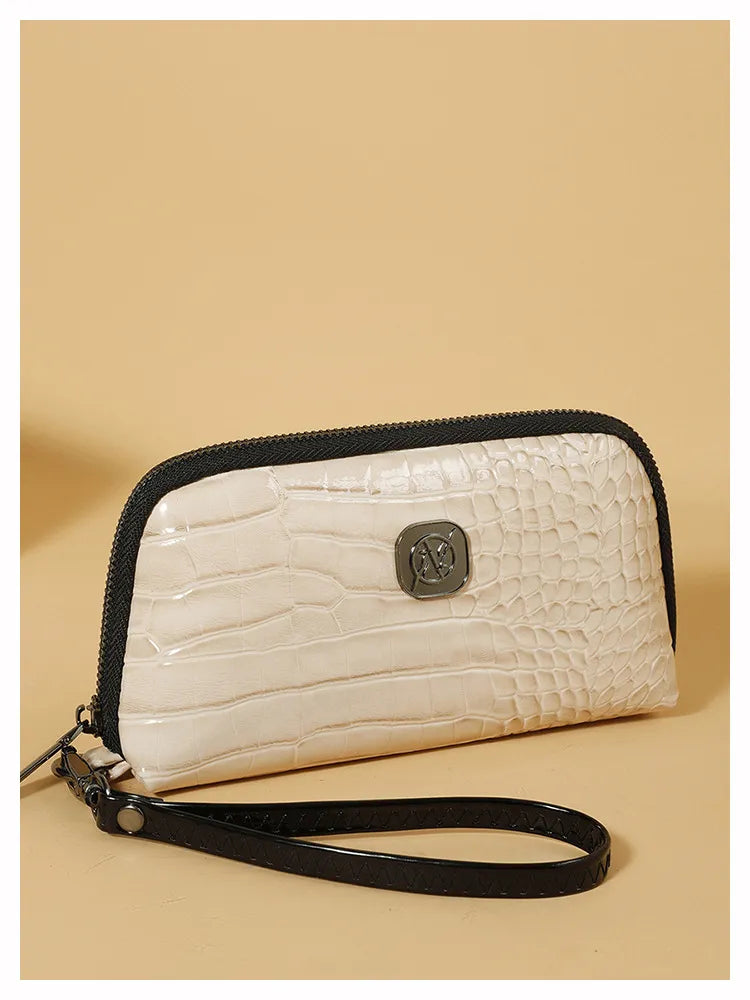 Hand-held Crystal Bamboo Pattern Exquisite Mobile Phone Bag