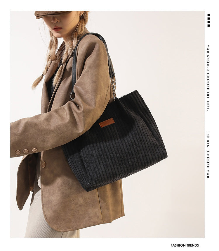 Autumn And Winter Large Capacity Tote Bags For Women