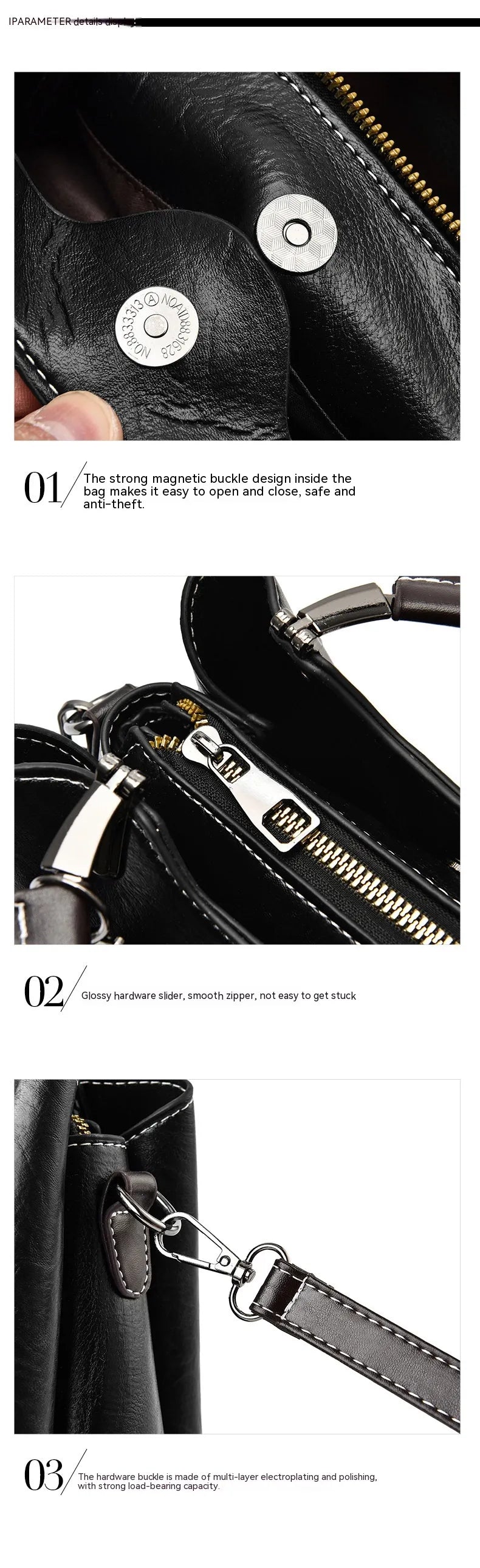 Simple Retro Small Handbag Women