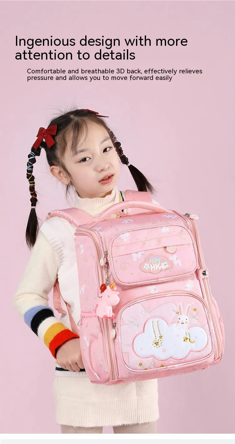 Lightweight Western Style Three-dimensional Schoolbag For Primary School Students