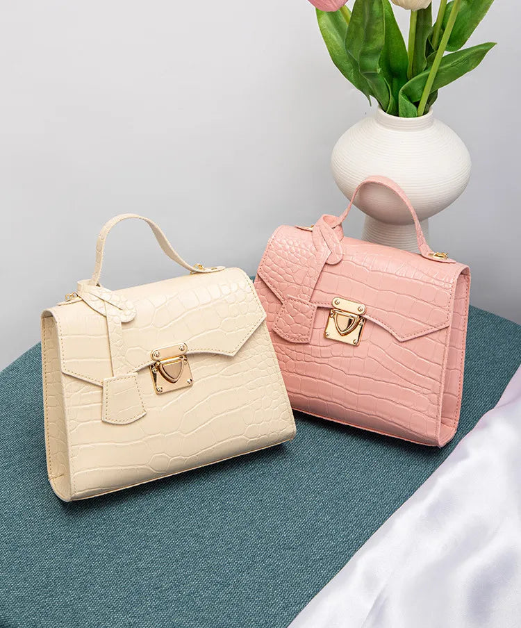 Street Fashion PU Crocodile Pattern Women's Handbag