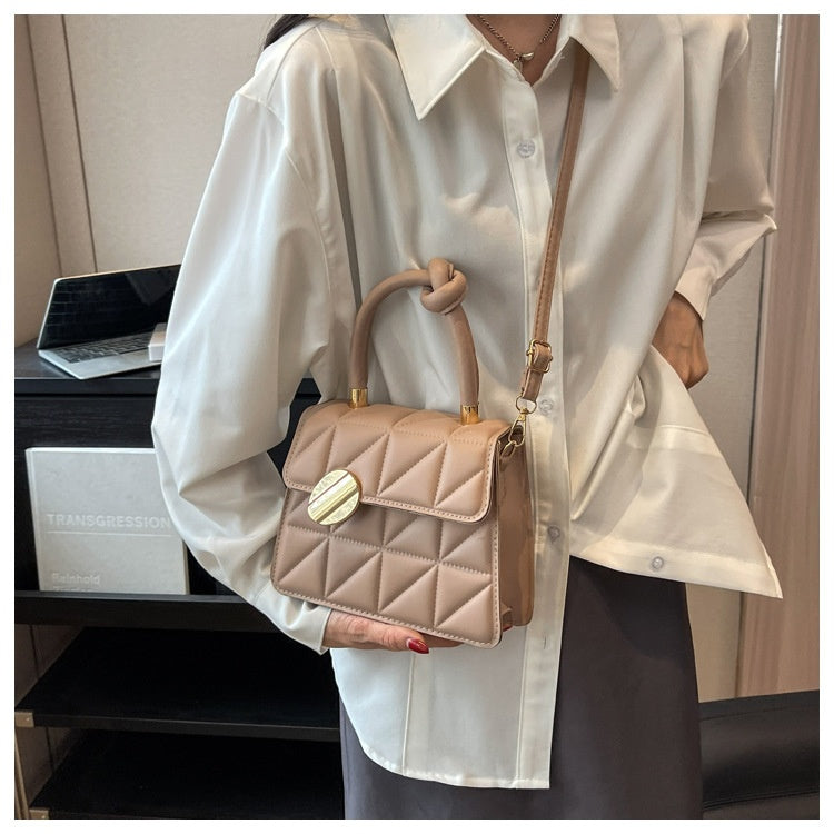 French Minority Design Rhombus Small Handbags Female