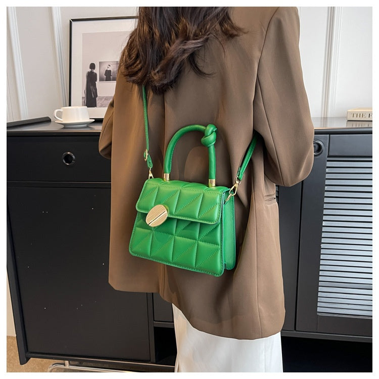 French Minority Design Rhombus Small Handbags Female
