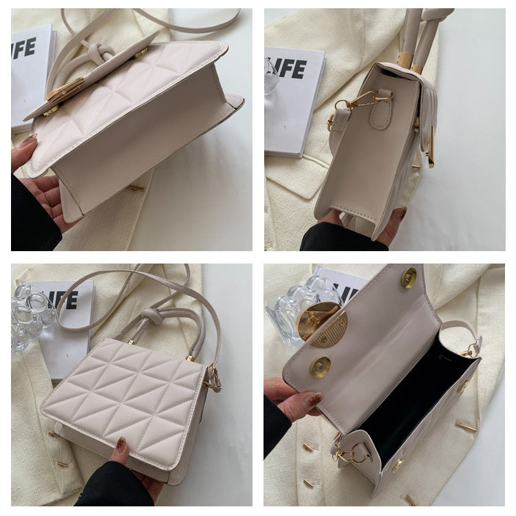French Minority Design Rhombus Small Handbags Female