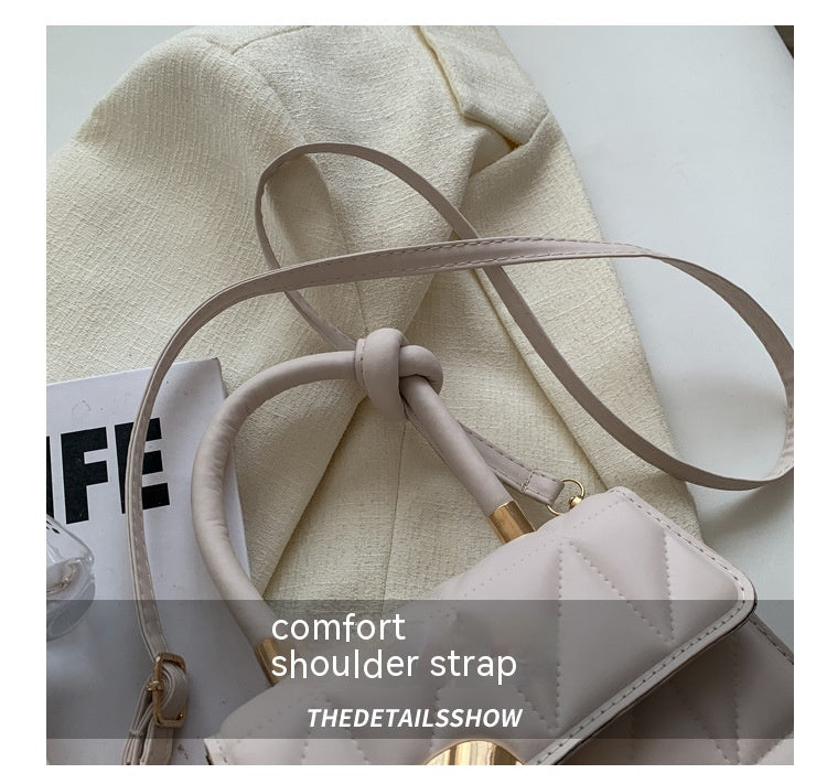 French Minority Design Rhombus Small Handbags Female