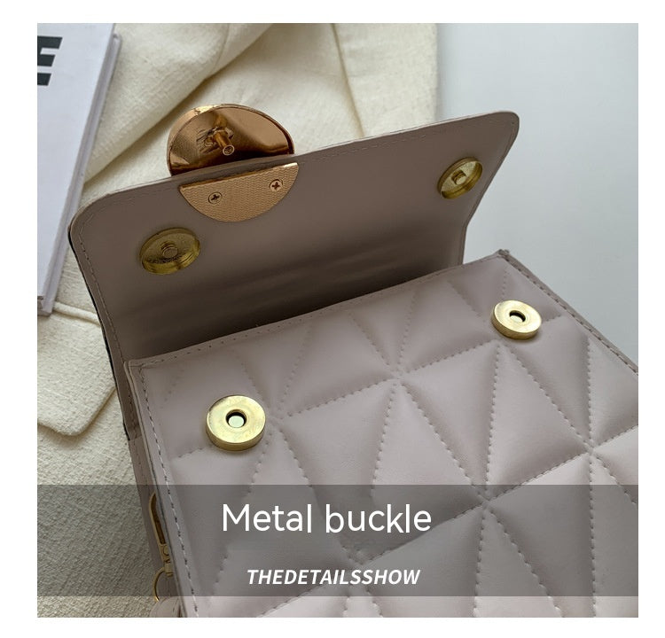 French Minority Design Rhombus Small Handbags Female