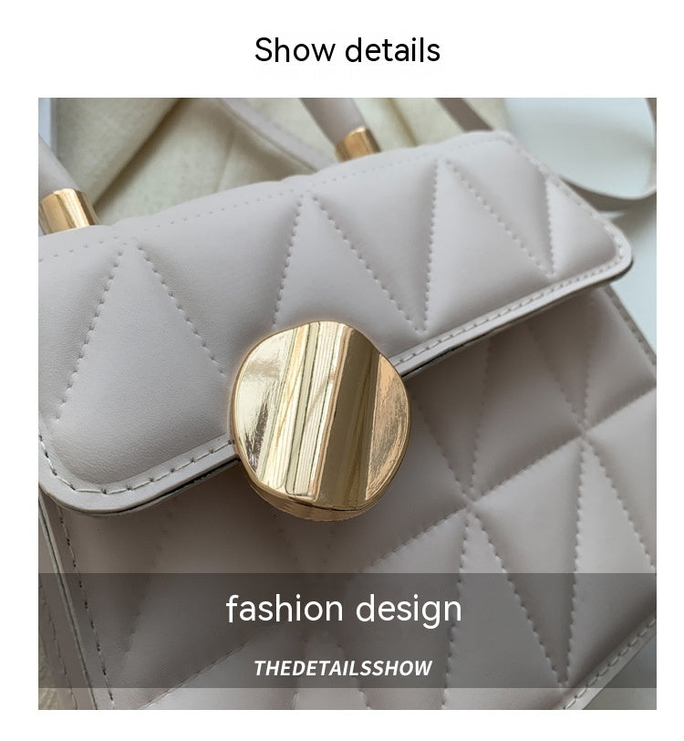 French Minority Design Rhombus Small Handbags Female