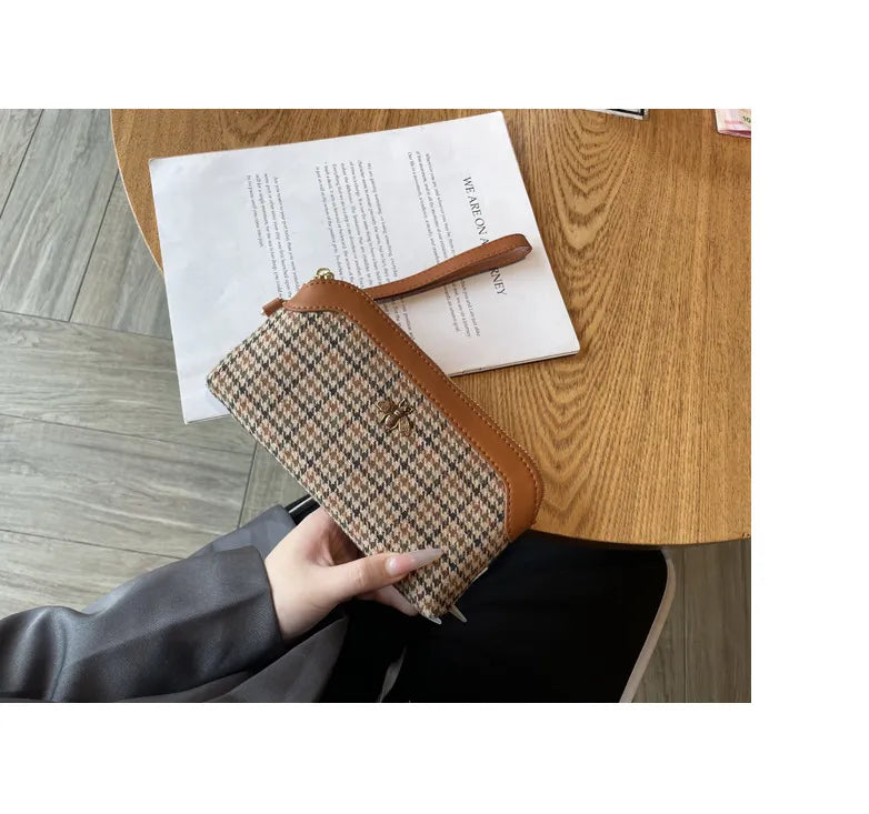 New Exquisite Handheld Canvas Elegant Handbag For Women