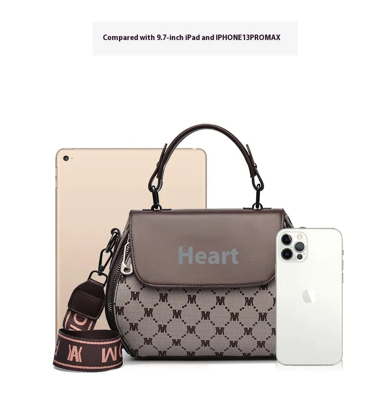 Fashion Women's Printed Handbag High Sense Handbag
