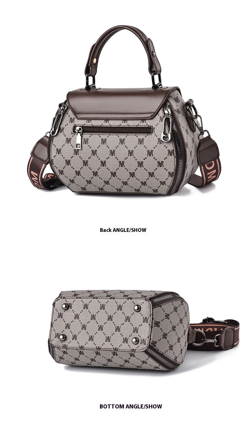 Fashion Women's Printed Handbag High Sense Handbag