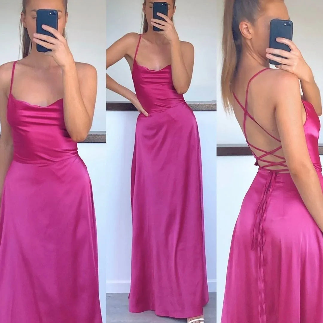 New Sexy Slimming Slim Fit Backless Waist-tight Dress