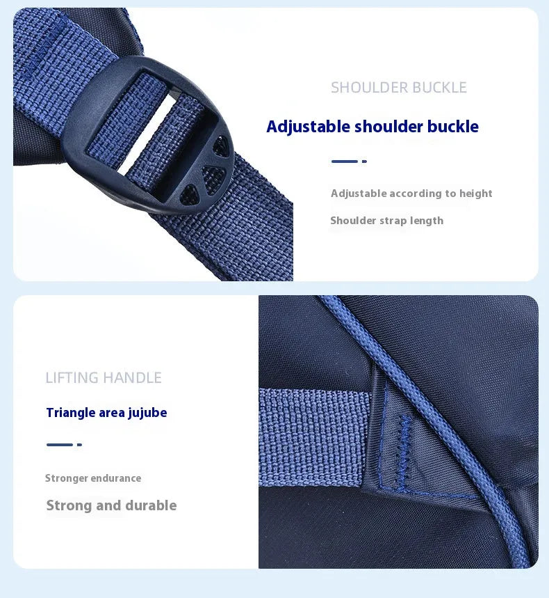 Astronaut Schoolbag Boy Double Shoulders Backpack Grade 3-4