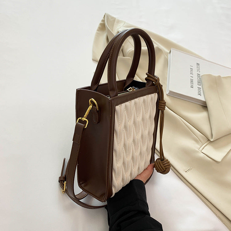 Stylish Good Texture Pleated Small Handbags Women