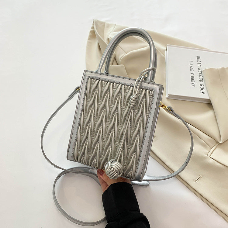 Stylish Good Texture Pleated Small Handbags Women