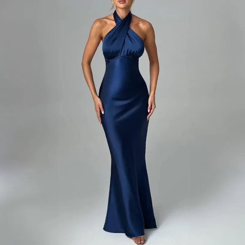 Summer Fashion Elegant Backless Sleeveless Dress