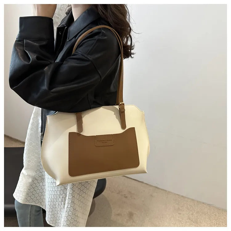 New Color Matching Tote Bag For Women