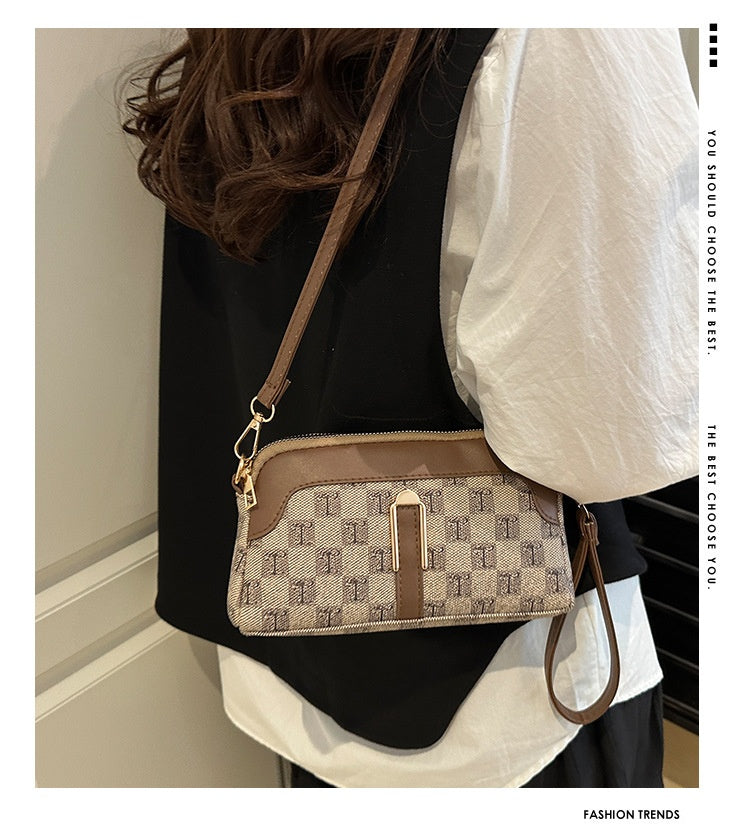 Chess Plaid Women's Bag Autumn And Winter Classic Style Portable