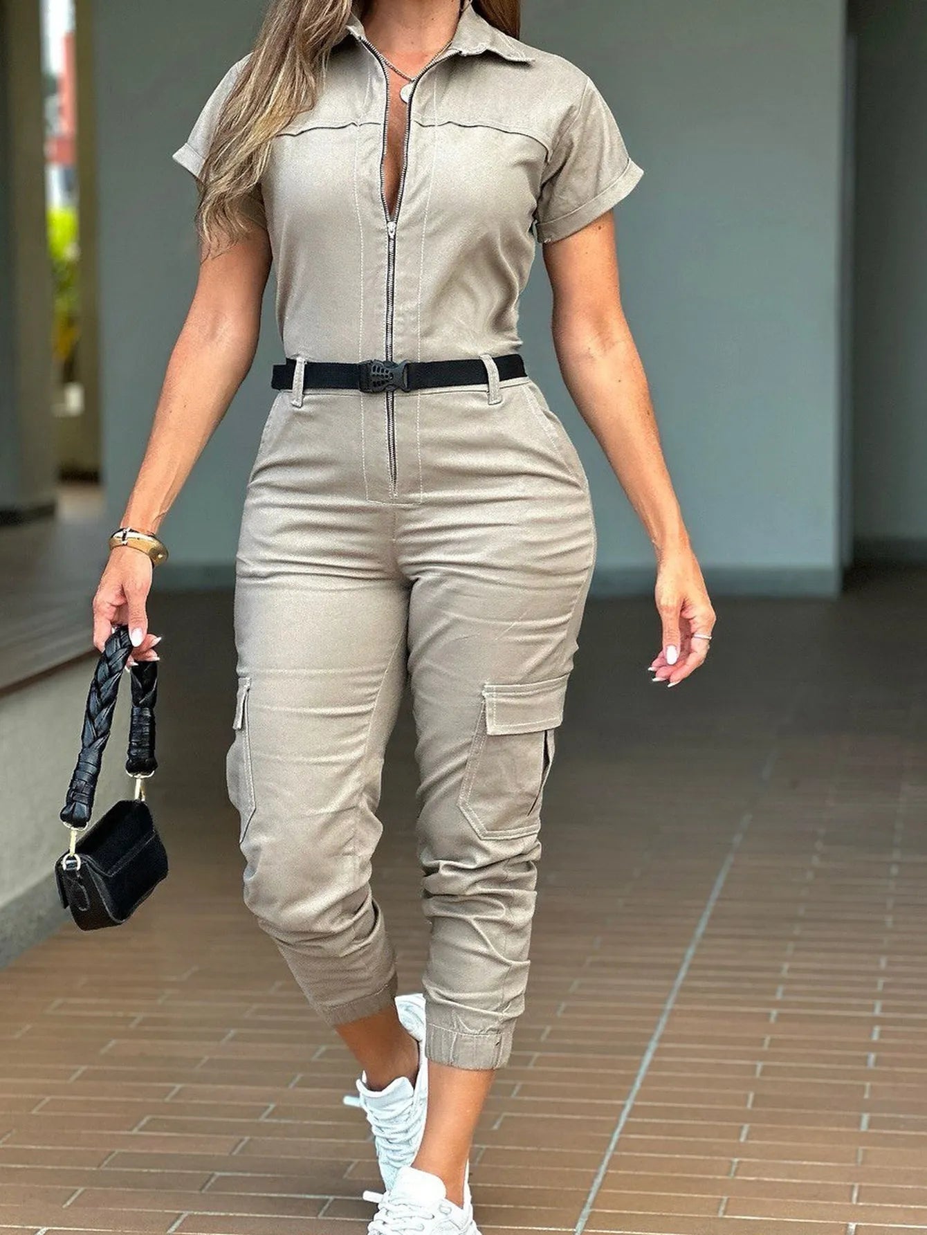 Women's Casual Work Clothes Jumpsuit