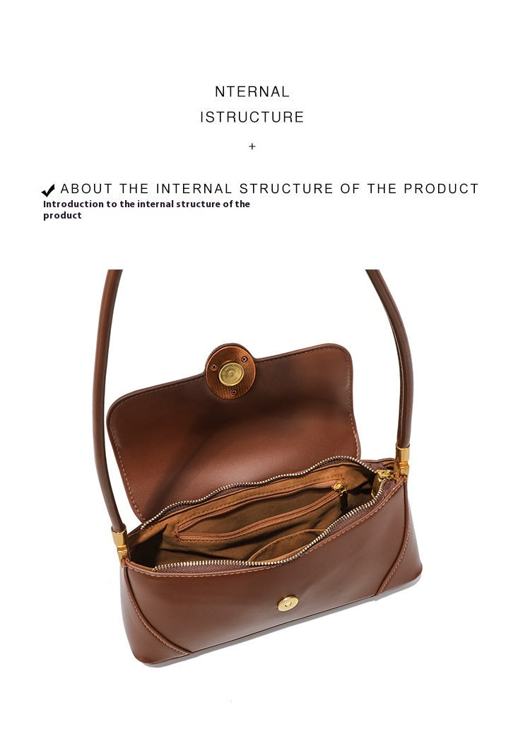 Women's Shoulder Bag All-match Retro Textured